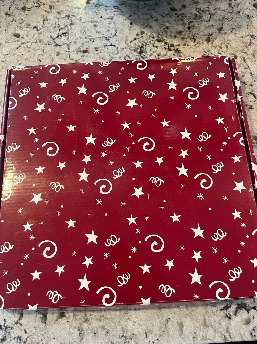 Pampered Chef Celebrate Plate- 11” in original box w/sticker & memory sheet